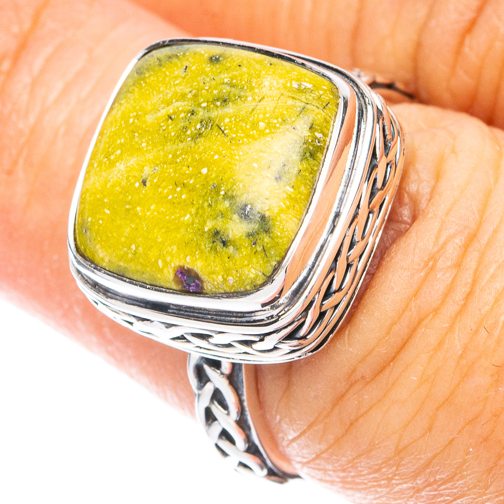 Premium Atlantisite Ring Size 6.75 (925 Sterling Silver) RING7740