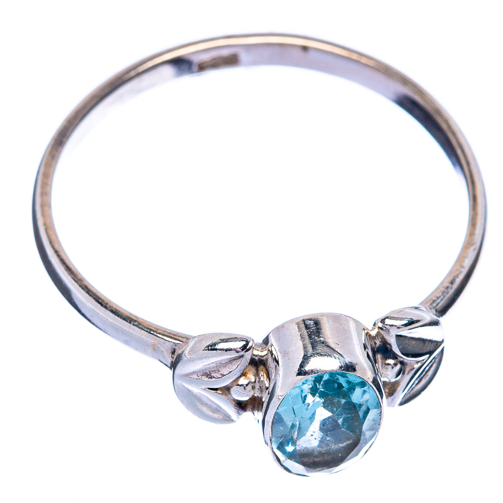 Blue Topaz Dainty Ring Size 9 (925 Sterling Silver) R145455