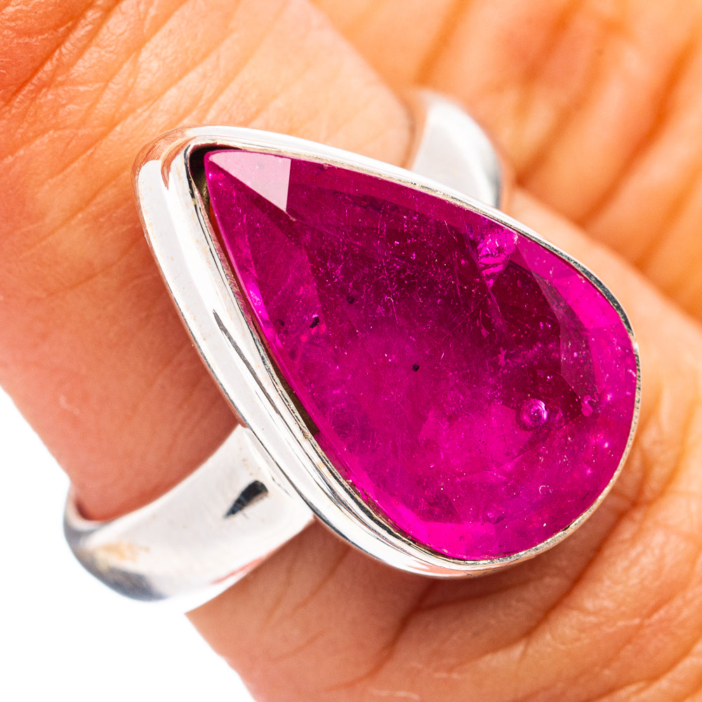 Premium Burmese Glass Filled Ruby Ring Size 6 (.925 Sterling Silver)