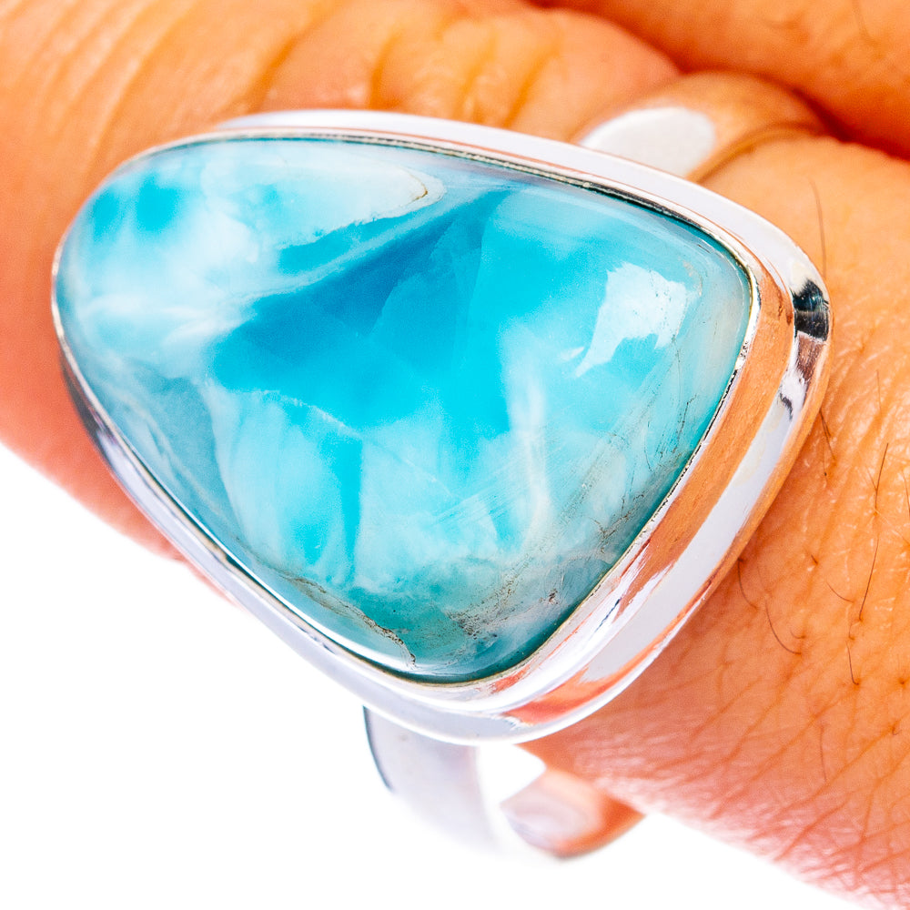 Larimar Ring Size 11 (925 Sterling Silver) R144474