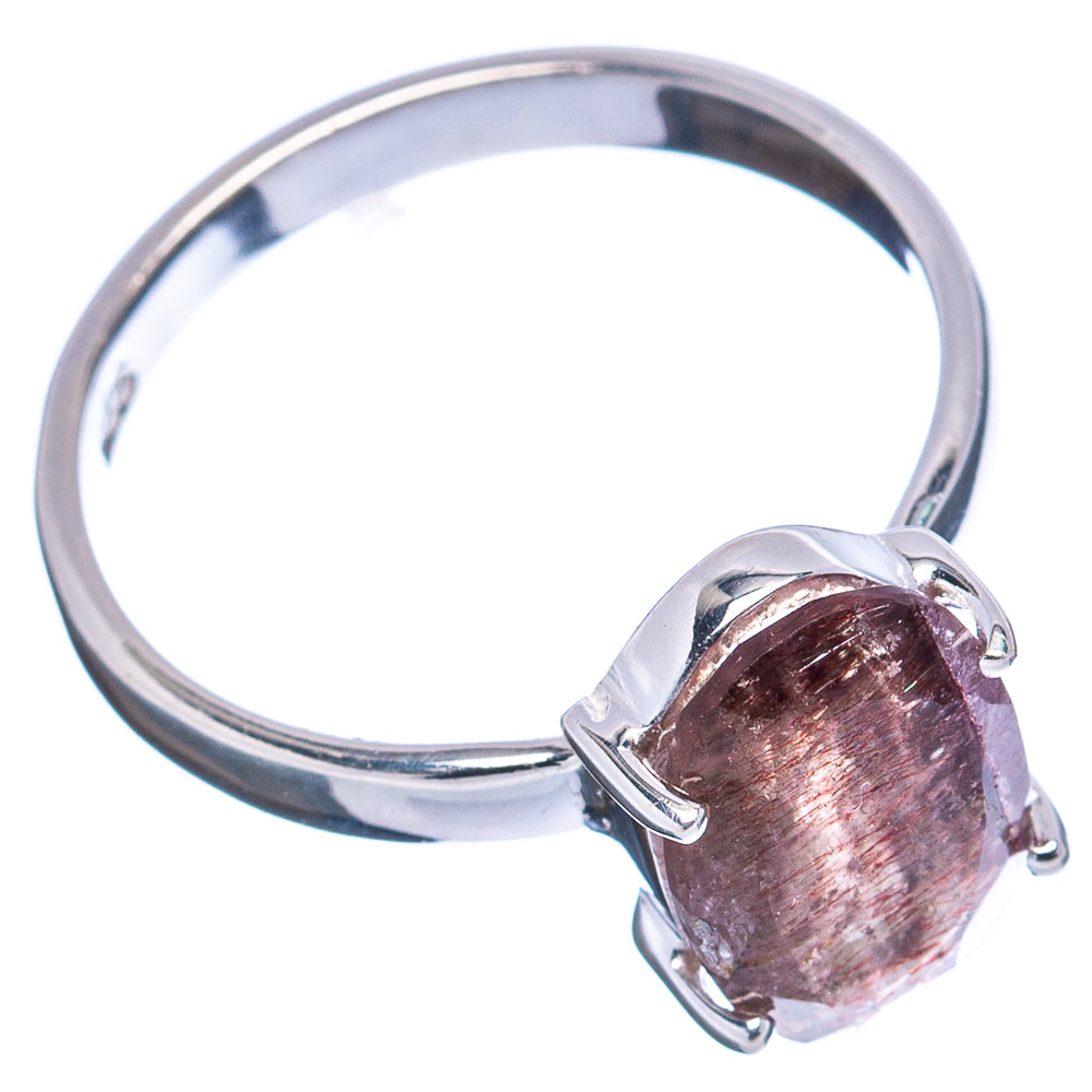 Rare Super Seven Ring Size 7 (.925 Sterling Silver)