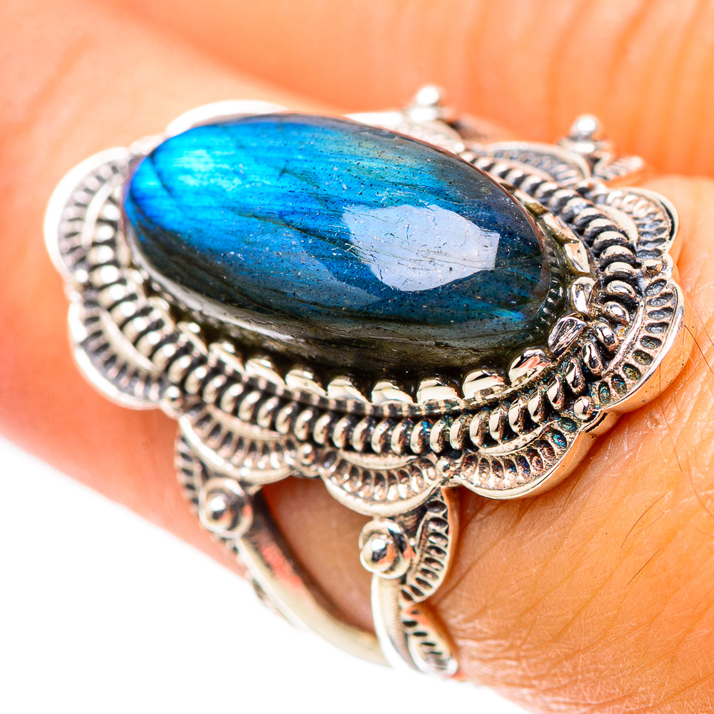 Labradorite Ring Size 7 (925 Sterling Silver) RING138867
