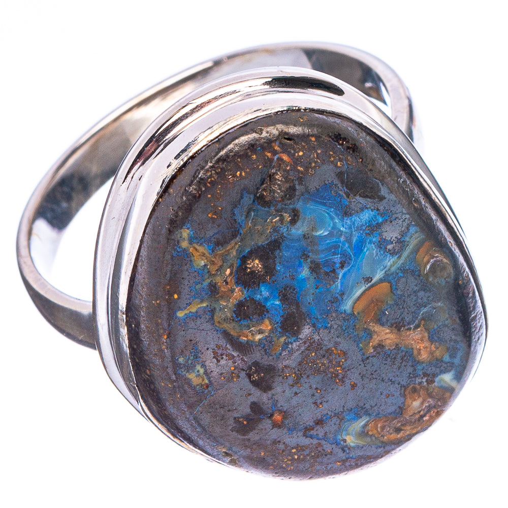 Rare Boulder Opal Ring Size 9.25 (.925 Sterling Silver)