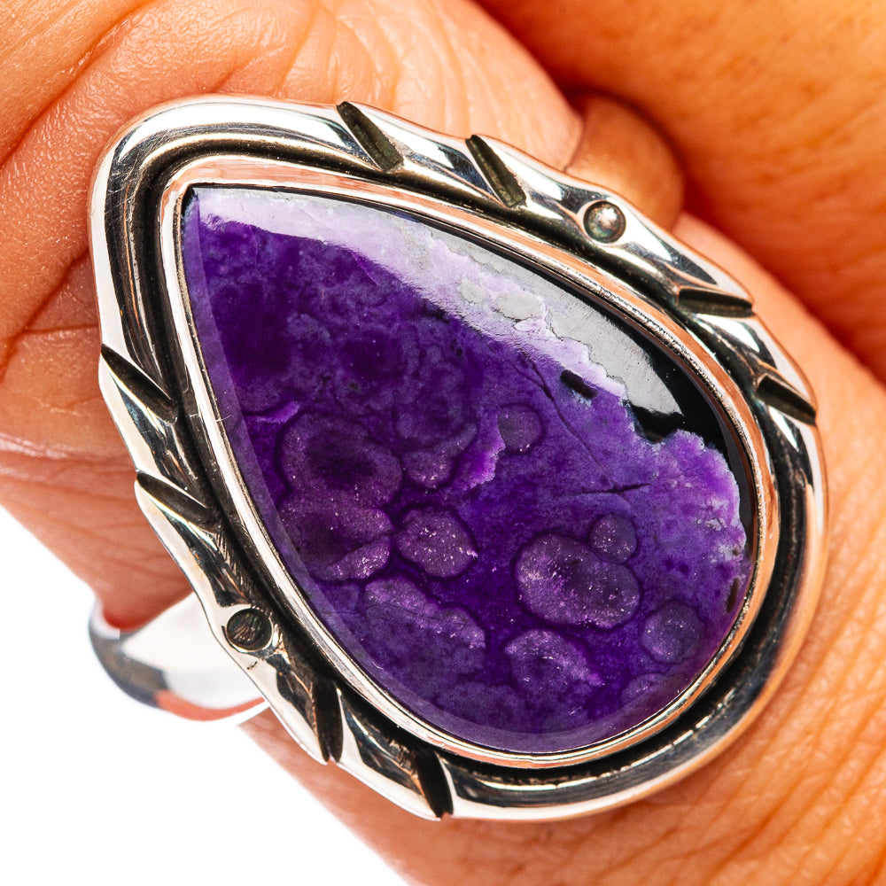 Premium Sugilite Ring Size 9 (.925 Sterling Silver)