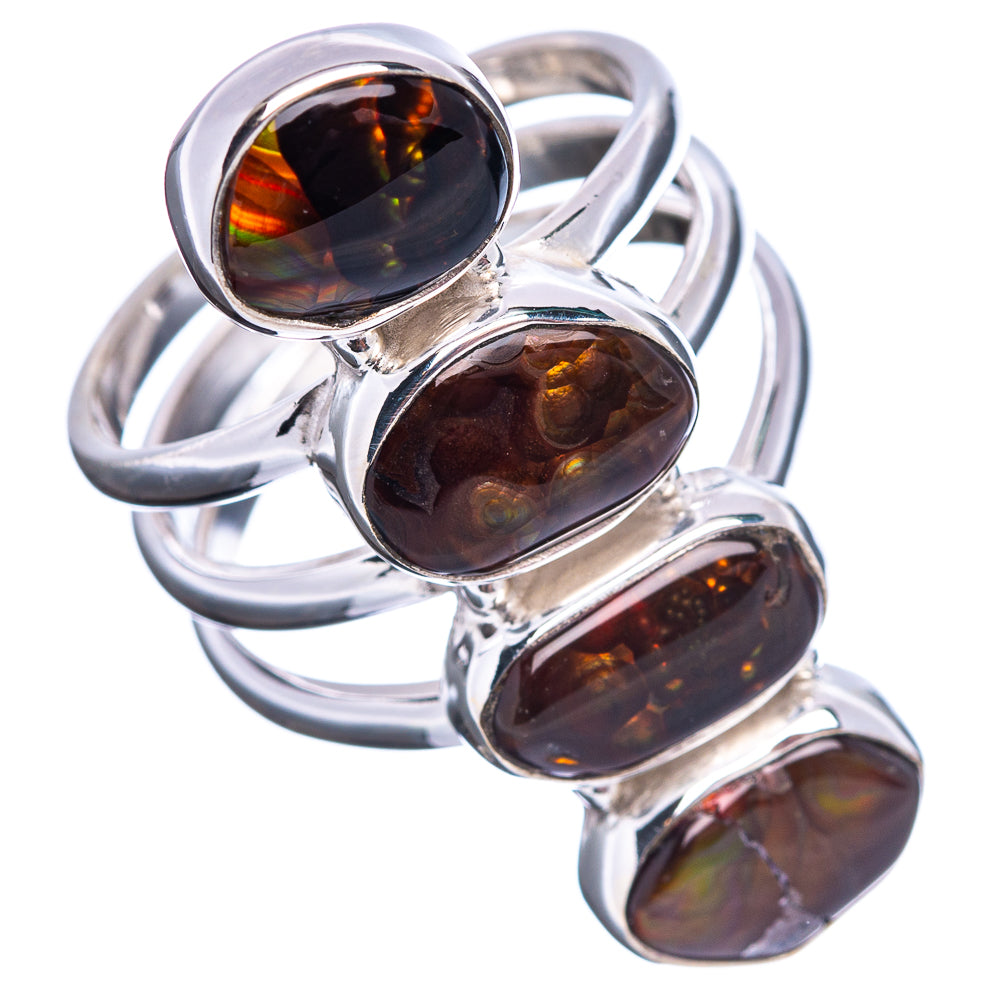 Premium Mexican Fire Opal Ring Size 8.75 (.925 Sterling Silver)