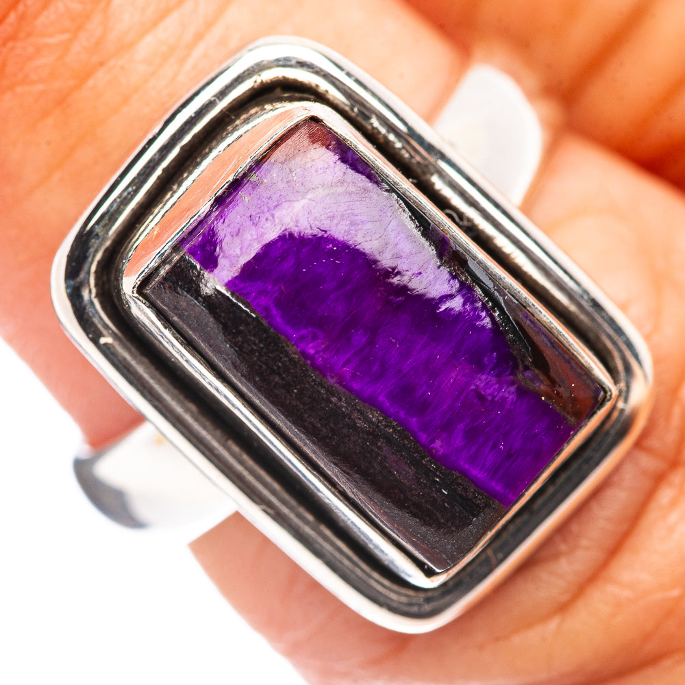 Premium Sugilite Ring Size 5.75 (.925 Sterling Silver)
