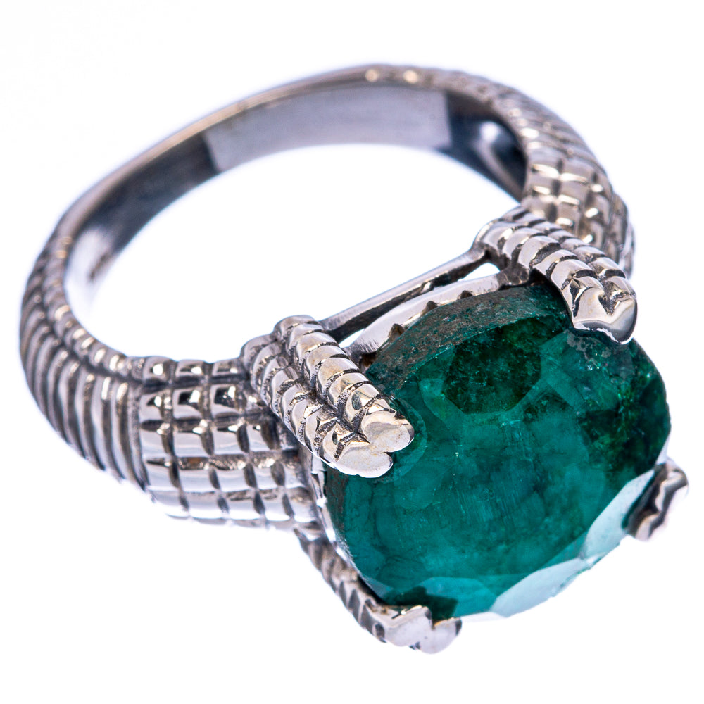 Emerald Ring Size 6.75 (925 Sterling Silver) R146220