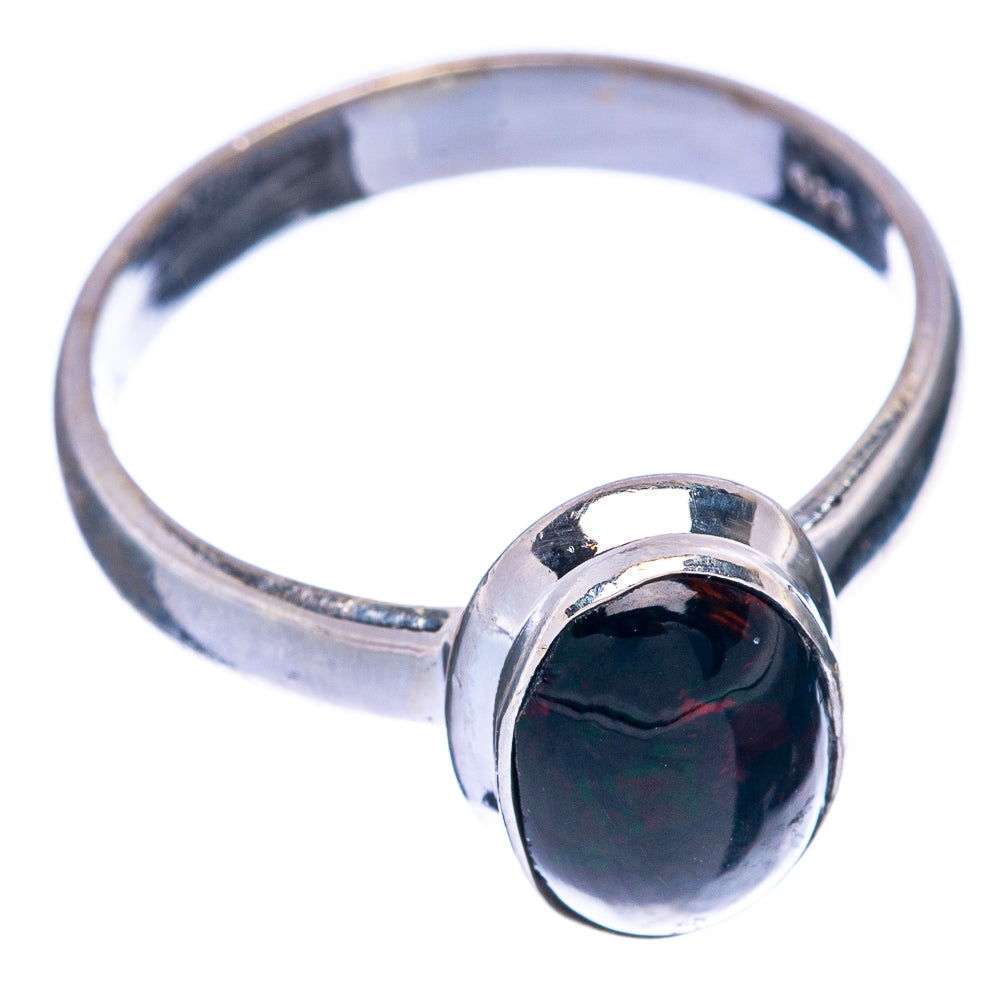 Black Opal Ring Size 9 (925 Sterling Silver) R144597
