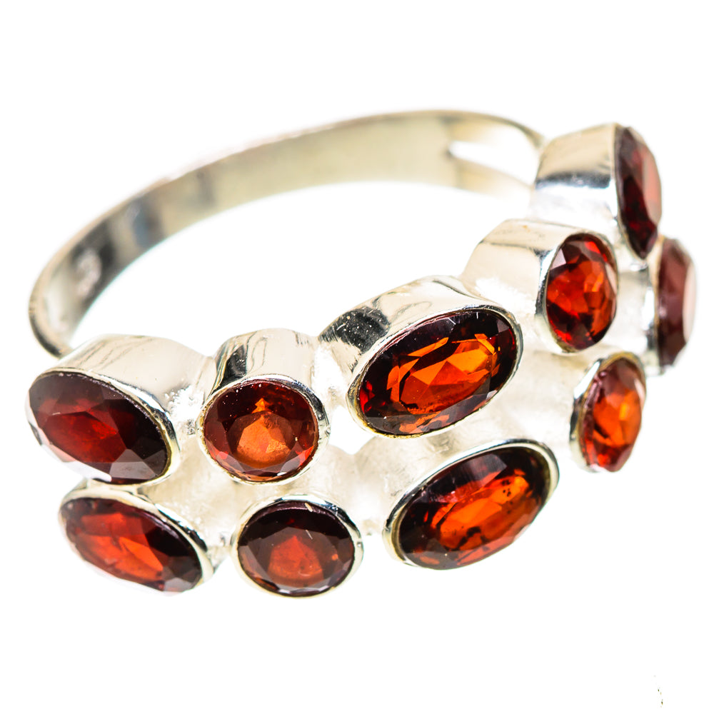 Garnet Dainty Ring Size 7 (925 Sterling Silver) RING138197