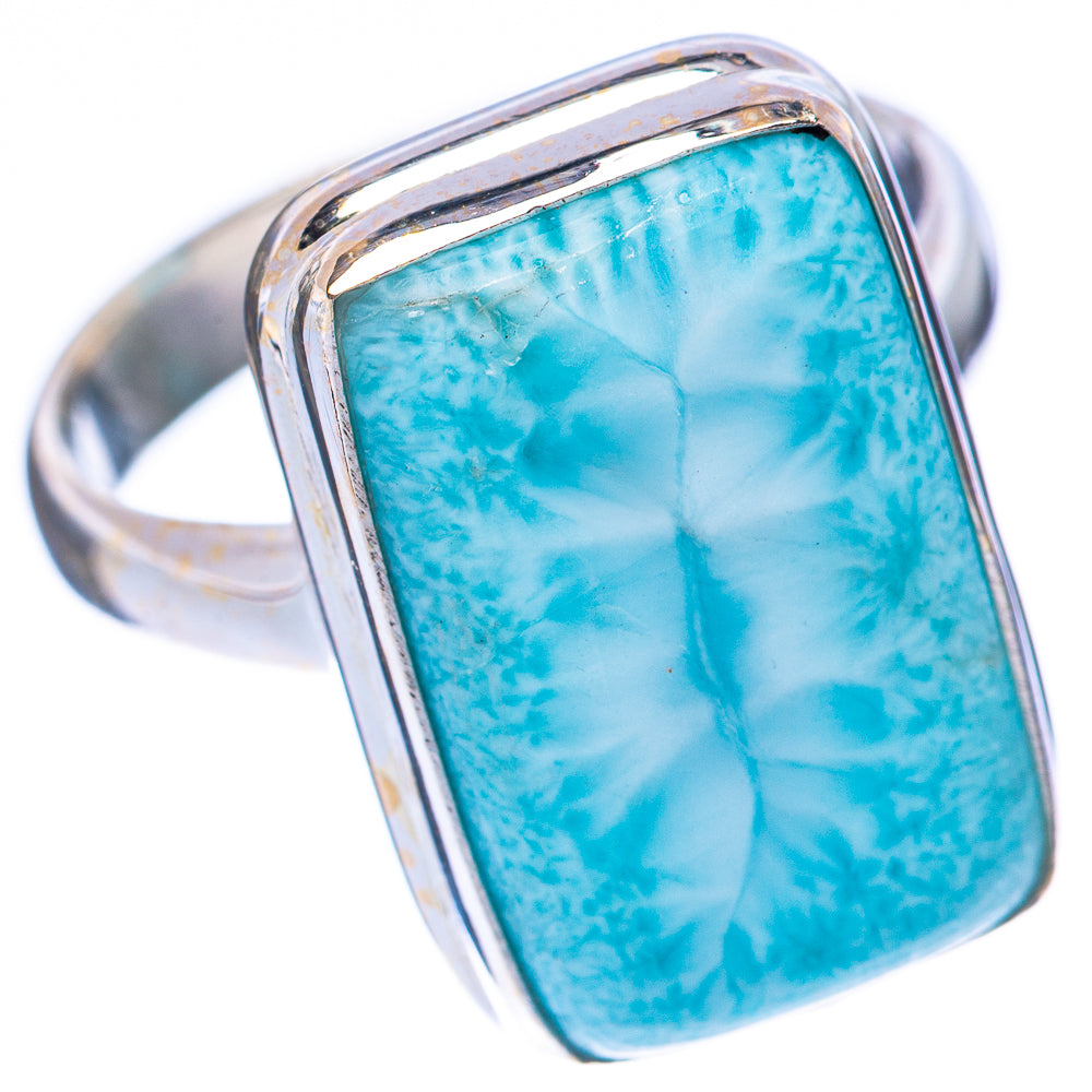 Larimar Ring Size 8.5 (925 Sterling Silver) R2199