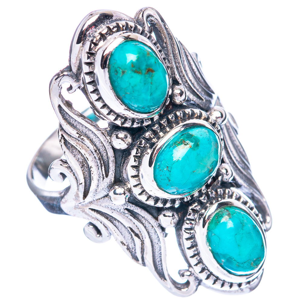 Chrysocolla Ring Size 7 (925 Sterling Silver) R2767
