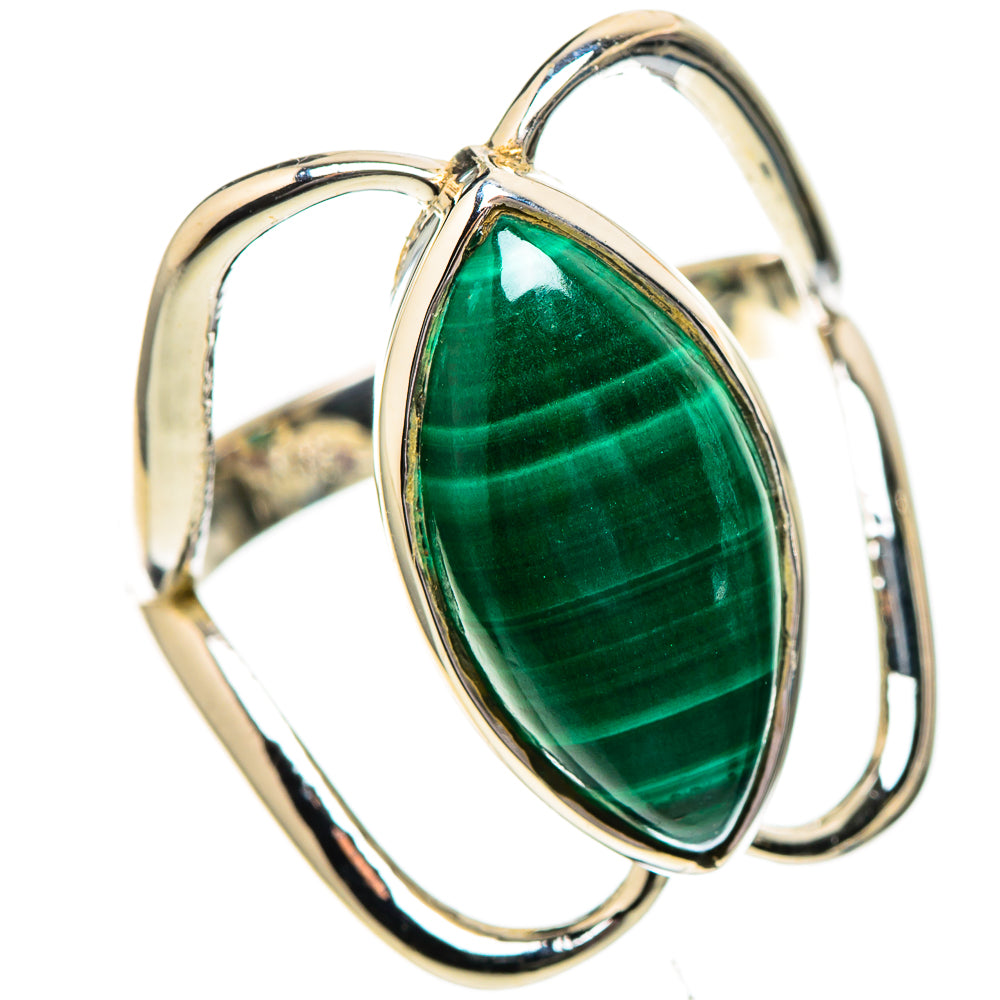 Malachite Ring Size 7.25 (925 Sterling Silver) RING137907