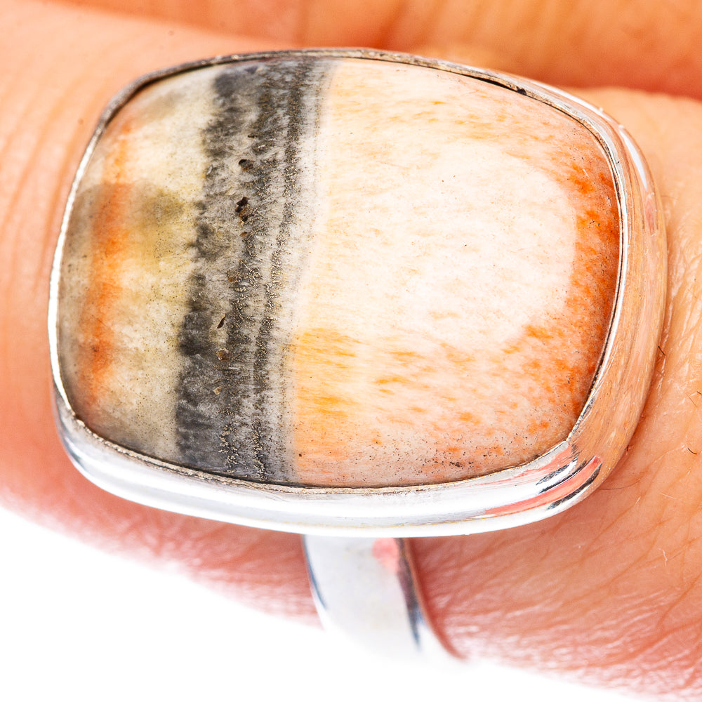 Celestobarite Ring Size 8.5 (925 Sterling Silver) R1608