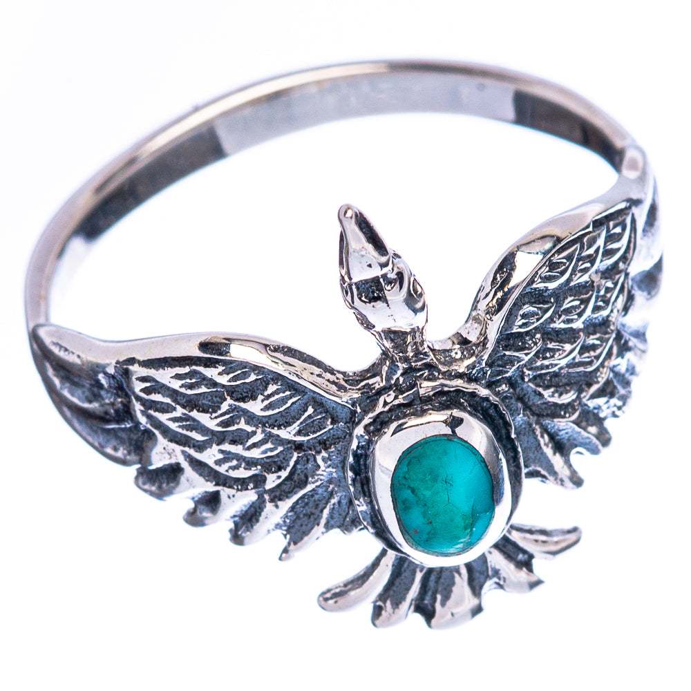 Rare Arizona Turquoise Phoenix Ring Size 6.75 (925 Sterling Silver) R2337