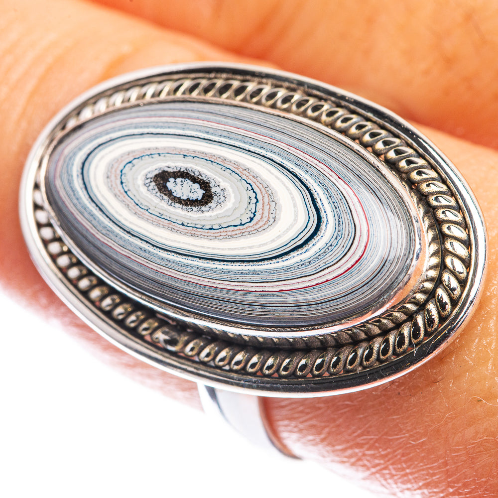 Fordite Ring Size 9 (925 Sterling Silver) R142424