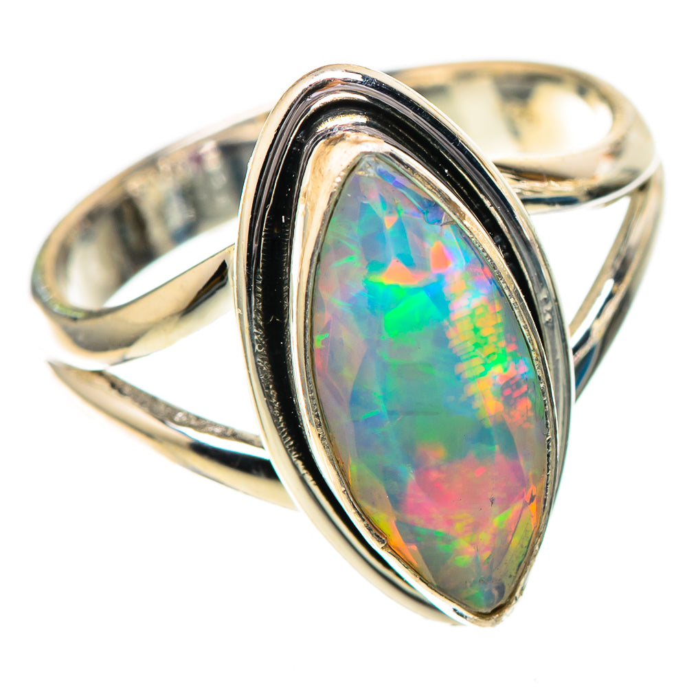 Ethiopian Opal Ring Size 7.5 (925 Sterling Silver) RING137884