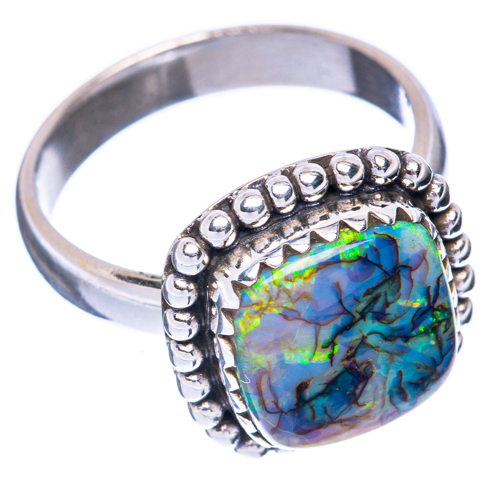 Rare Sterling Opal Ring Size 6 (925 Sterling Silver) R2093