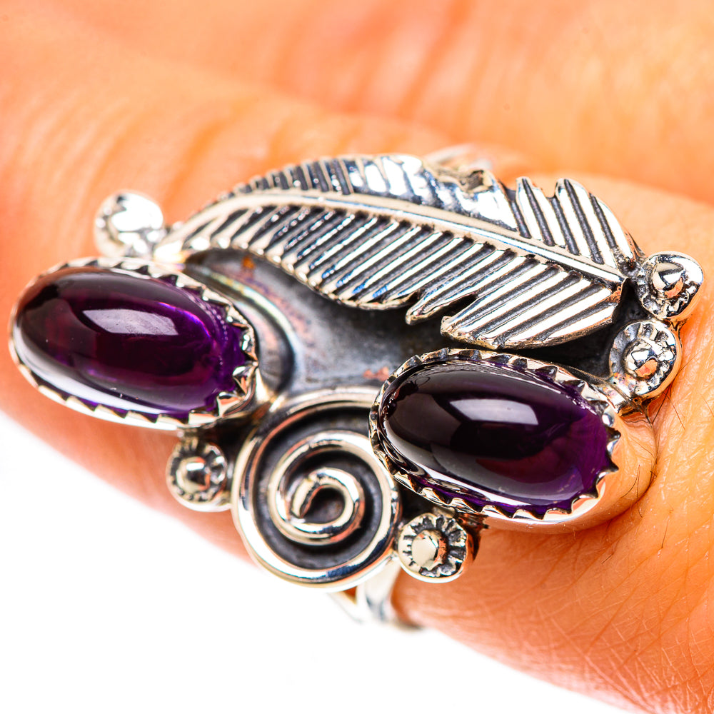 Amethyst Ring Size 7.5 (925 Sterling Silver) RING138512