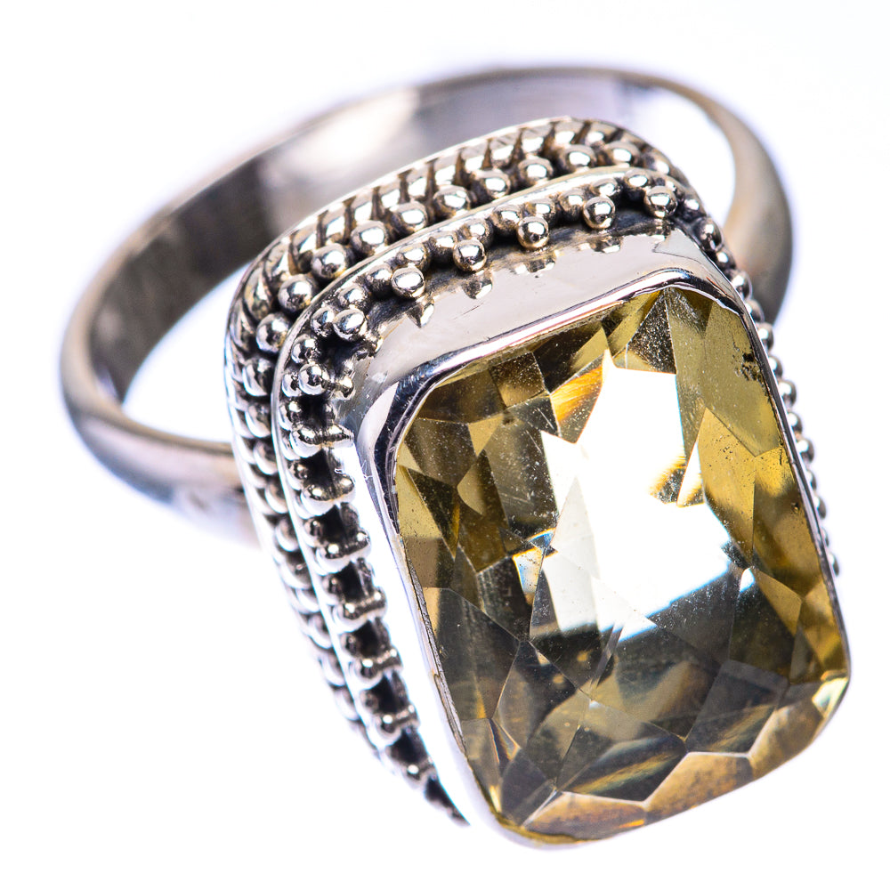 Smoky Quartz Ring Size 7.25 (925 Sterling Silver) R140707