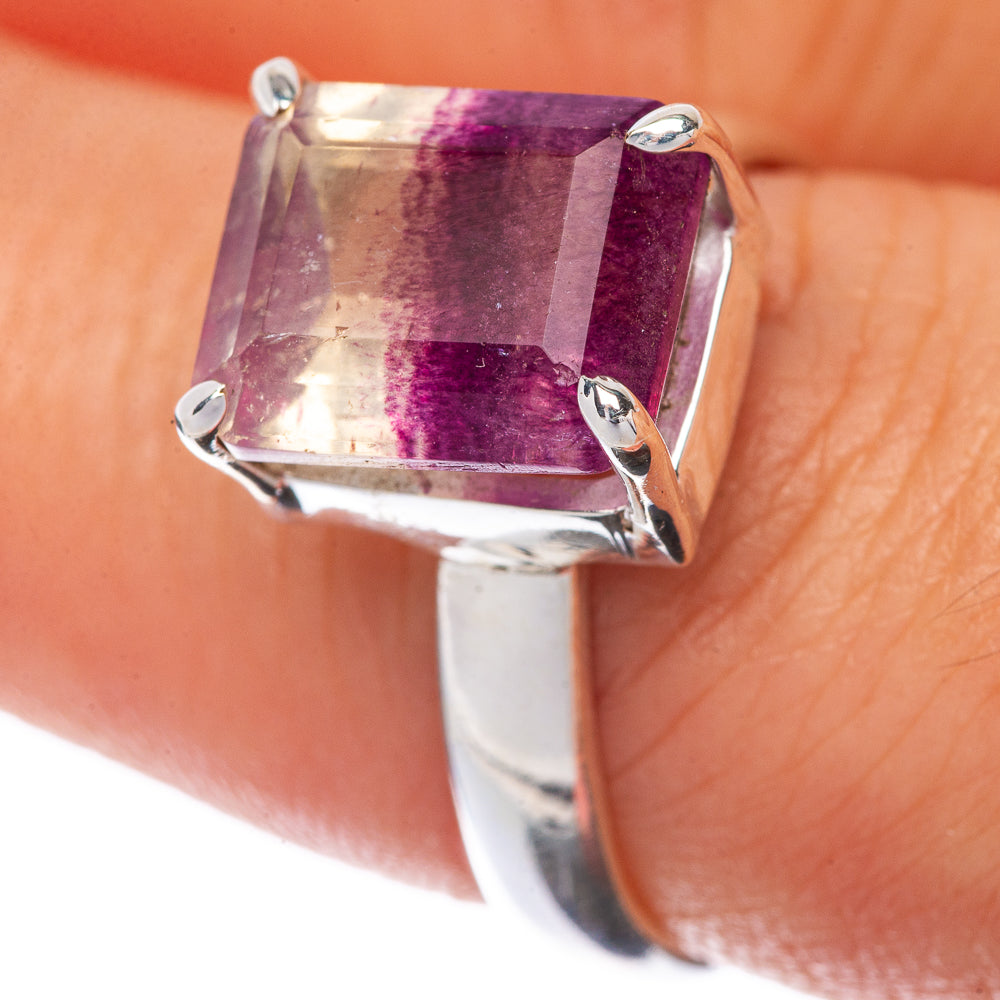 Fluorite Ring Size 8 (925 Sterling Silver) R145102