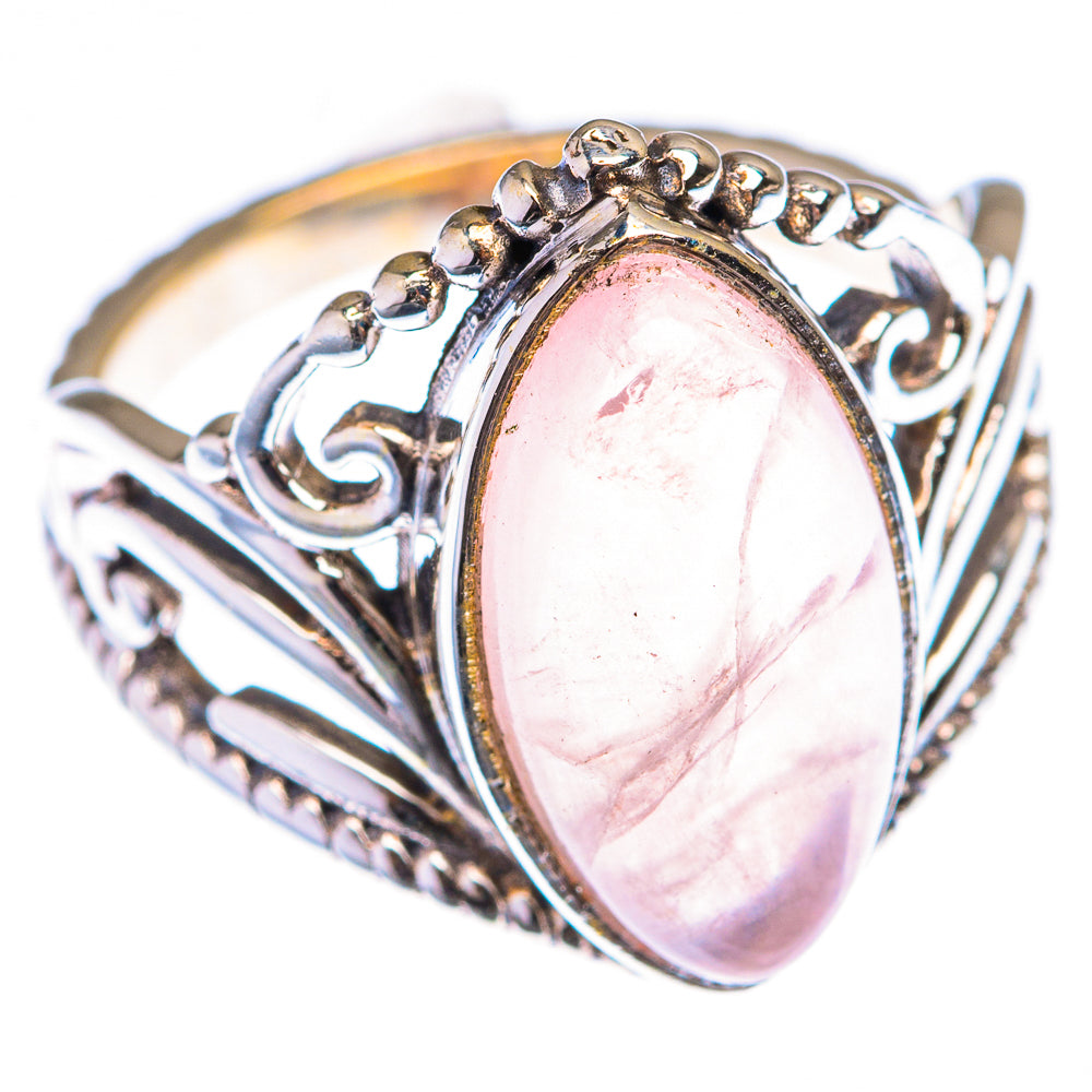 Rose Quartz Ring Size 7.75 (925 Sterling Silver) RING139884