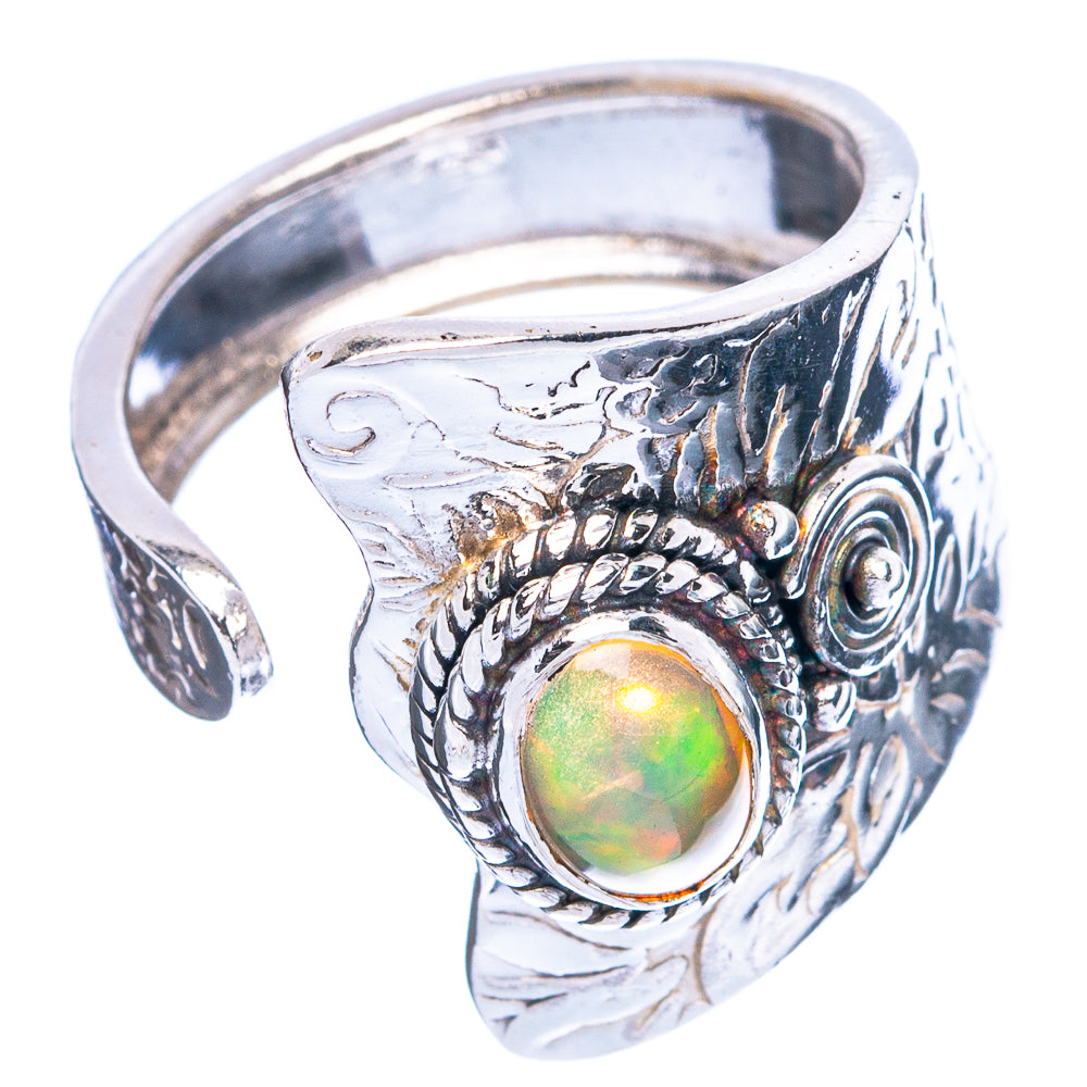 Rare  Ethiopian Opal Ring Size 5 (925 Sterling Silver) R3741