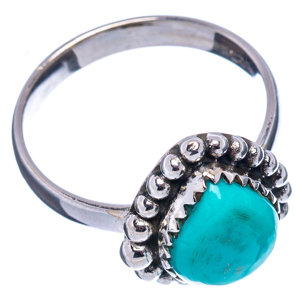 Rare Kingman Turquoise Ring Size 7.5 (.925 Sterling Silver)