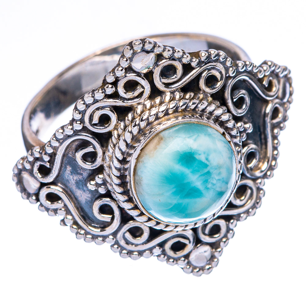 Larimar Ring Size 6.5 (925 Sterling Silver) R146095