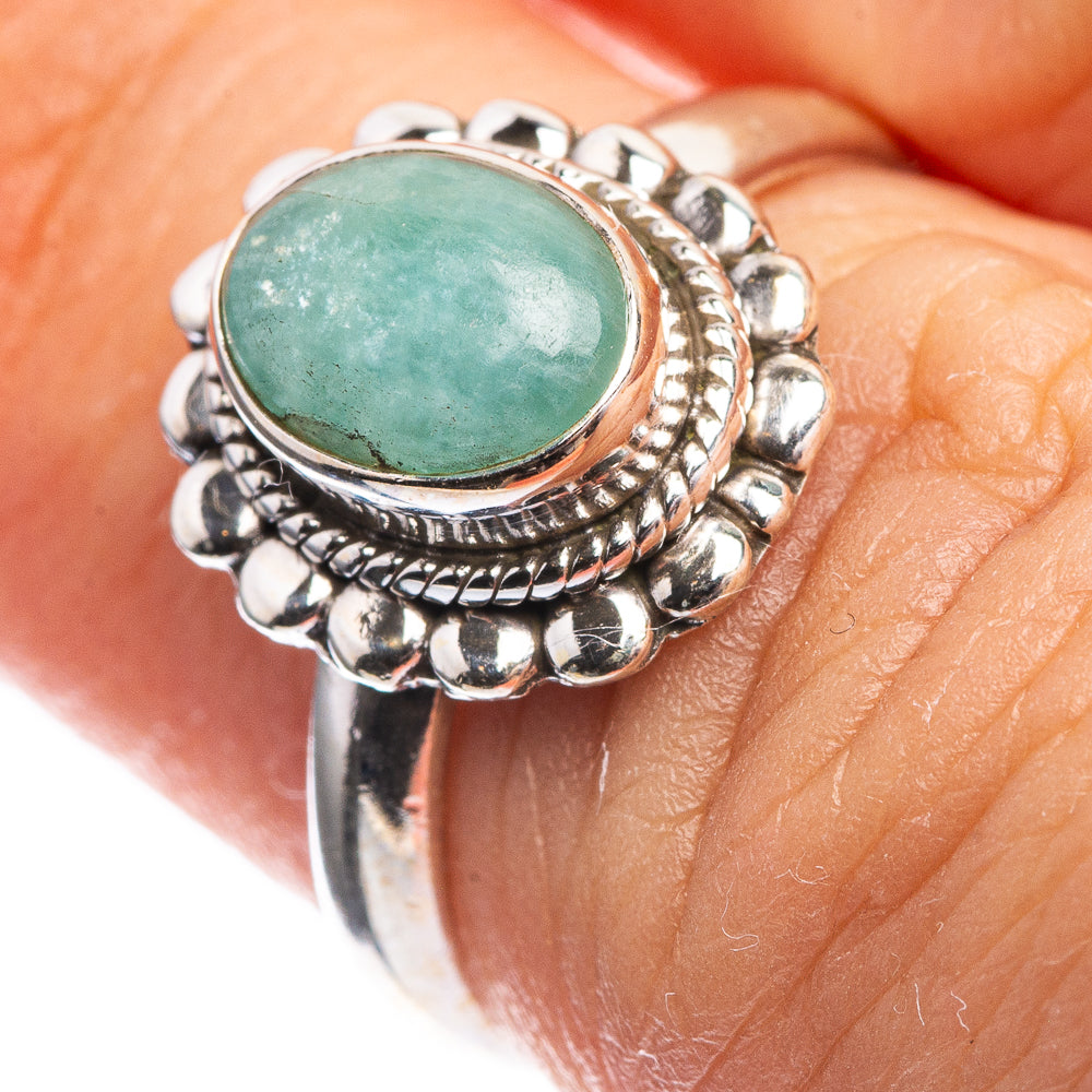 Aquamarine Dainty Ring Size 6 (925 Sterling Silver) R142525