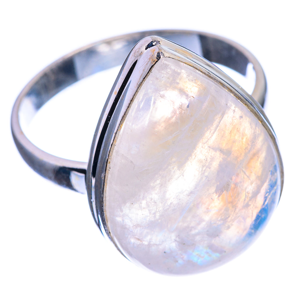 Rainbow Moonstone Ring Size 11 (925 Sterling Silver) R142391