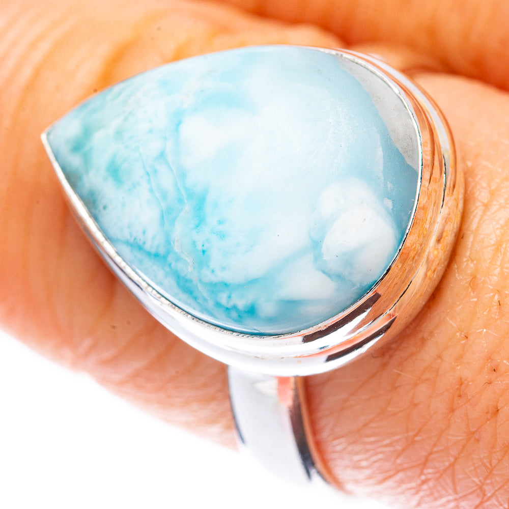 Larimar Ring Size 8.75 (925 Sterling Silver) R2200