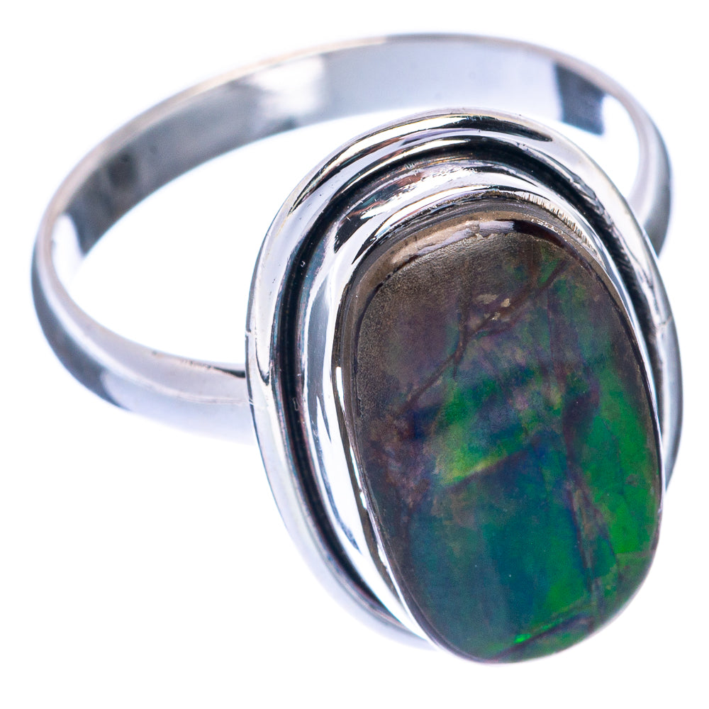 Ammolite Ring Size 8.5 (925 Sterling Silver) R144985