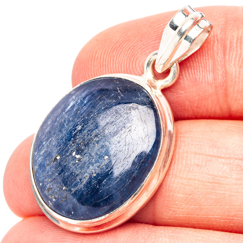Kyanite Pendant 1 3/8" (.925 Sterling Silver)