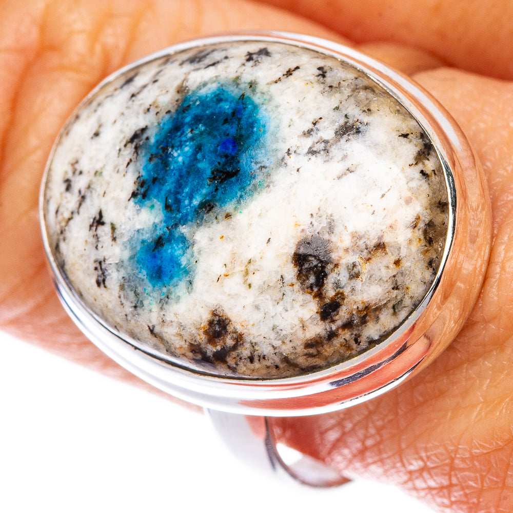 K2 Blue Azurite Ring Size 10 (925 Sterling Silver) R1439