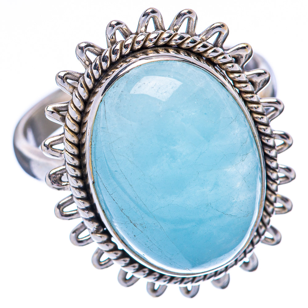 Aquamarine Ring Size 9.75 (925 Sterling Silver) R2143