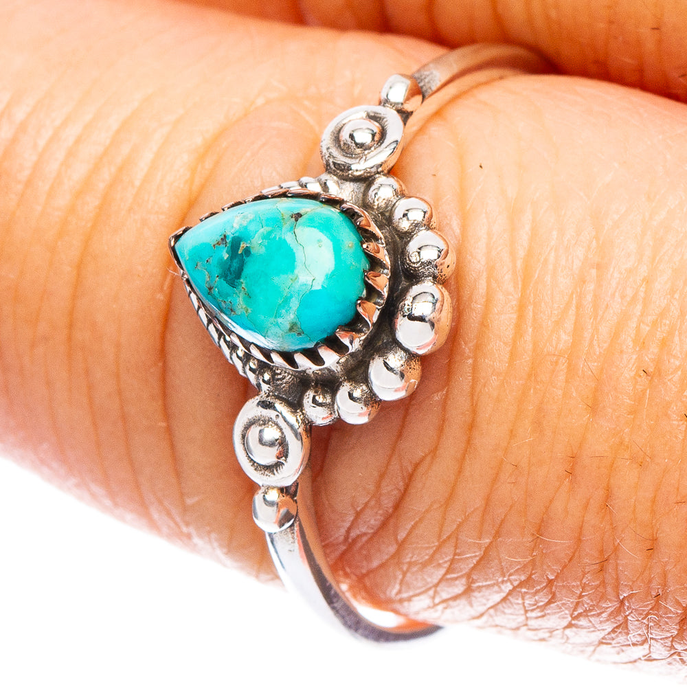 Value Arizona Turquoise Ring Size 9 (925 Sterling Silver) R7289