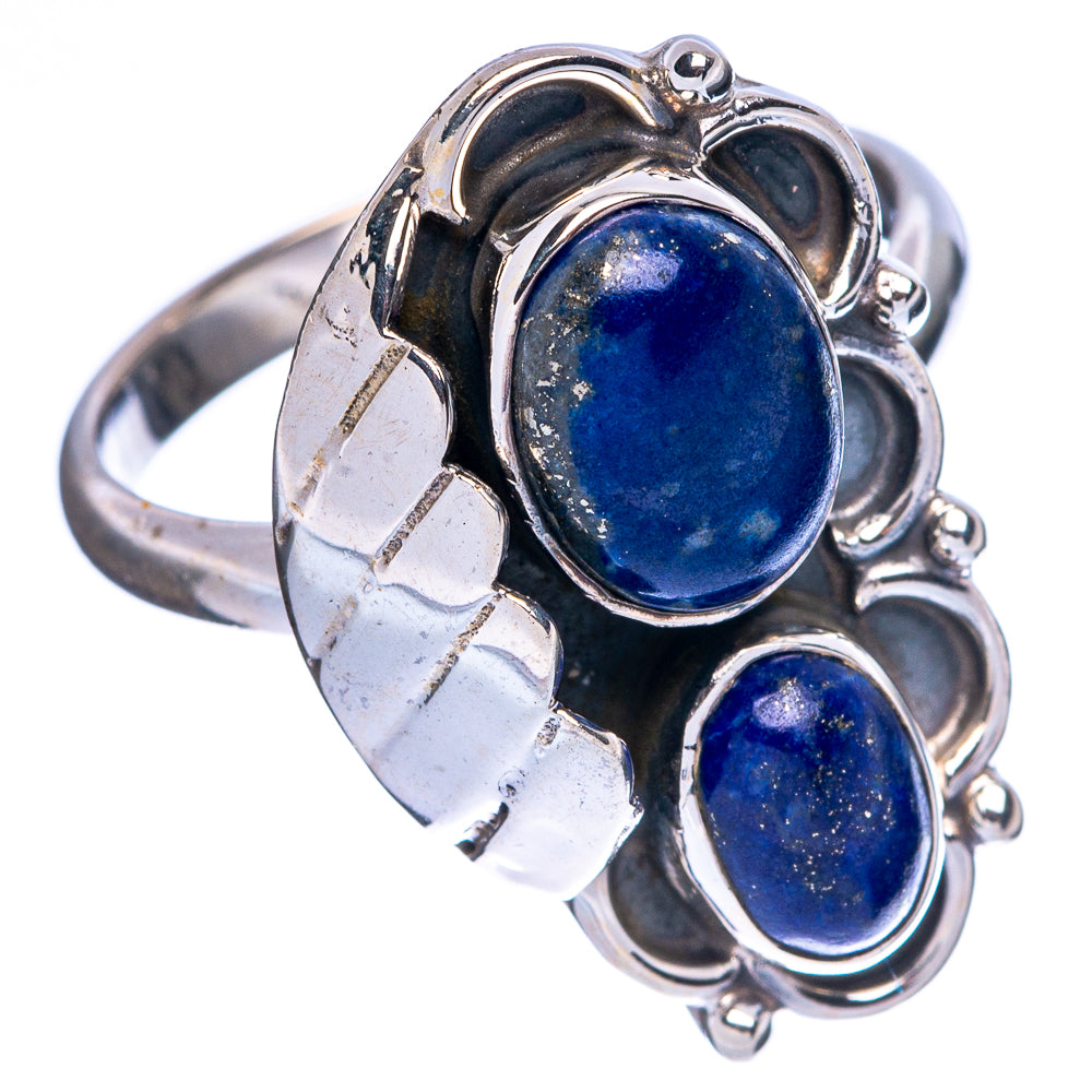 Lapis Lazuli Ring Size 7.75 (925 Sterling Silver) R146133