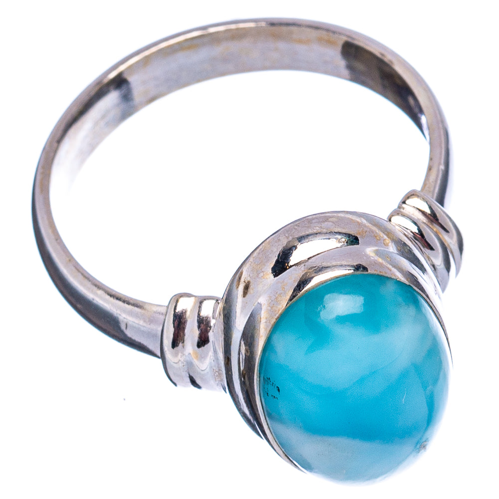 Rare Larimar Ring Size 7 (.925 Sterling Silver)