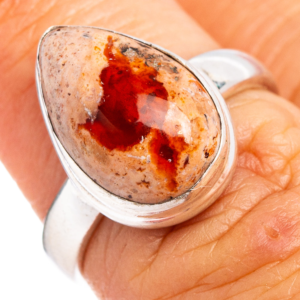 Rare Mexican Fire Opal Ring Size 6 (.925 Sterling Silver)