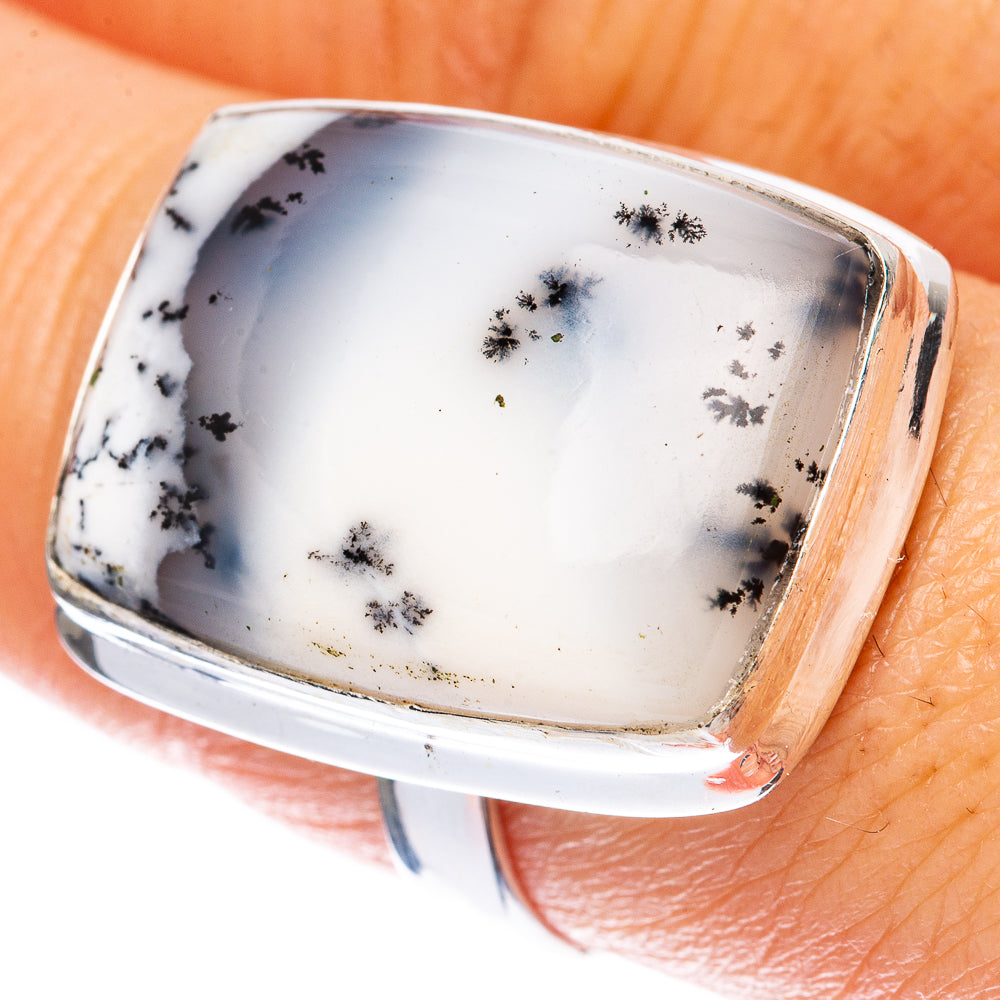 Dendritic Opal Ring Size 8.5 (925 Sterling Silver) R1963