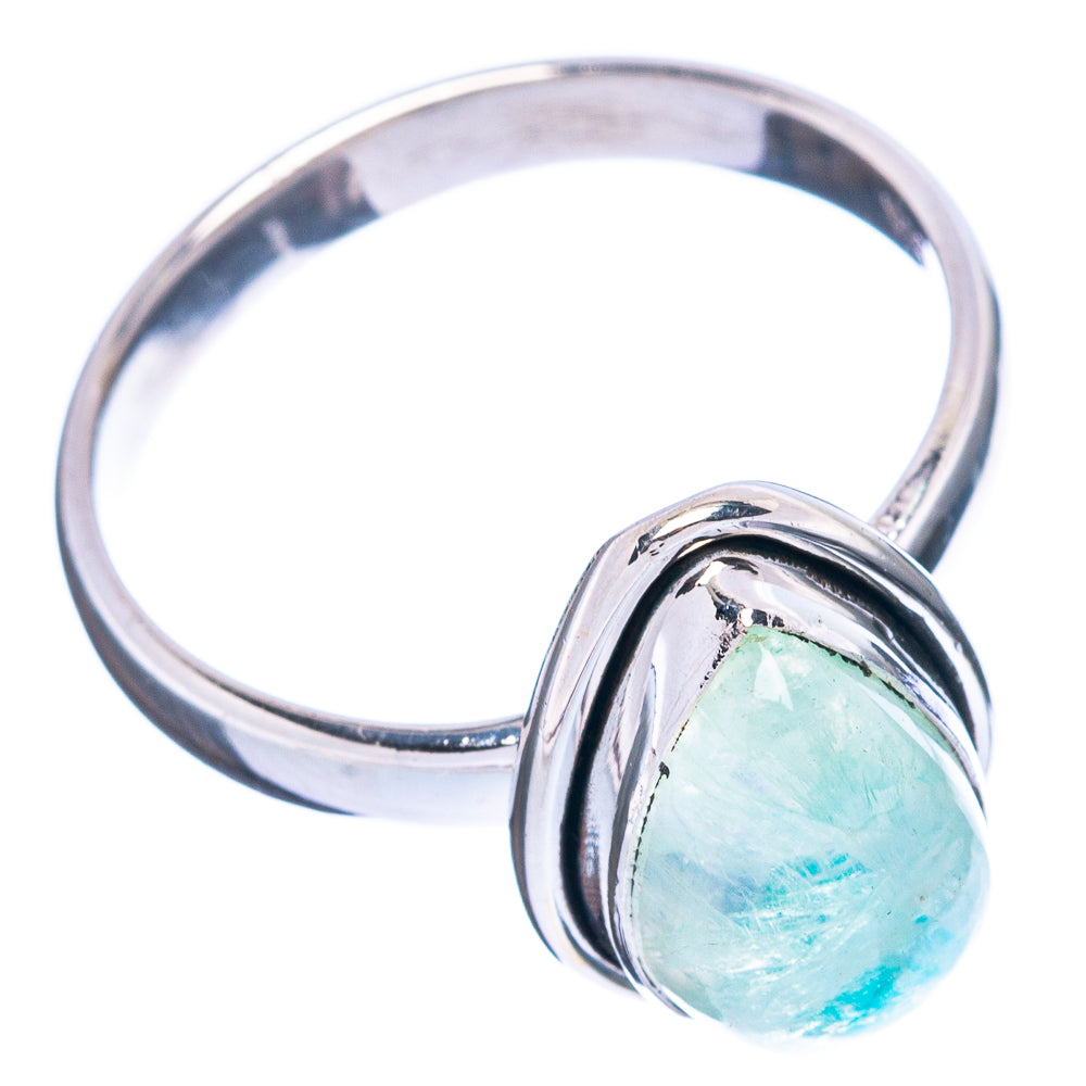 Green Moonstone Ring Size 8.75 (925 Sterling Silver) R3714