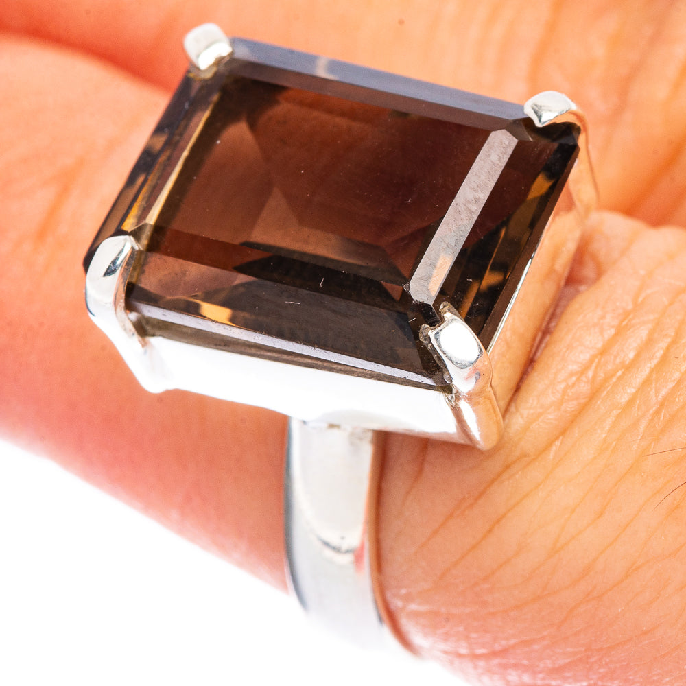 Smoky Quartz Ring Size 6.75 (925 Sterling Silver) R146786