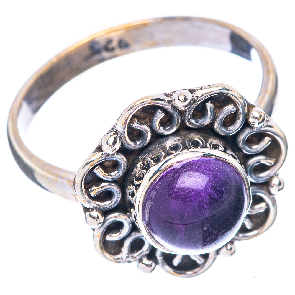 Amethyst Ring Size 6.75 (925 Sterling Silver) R5641