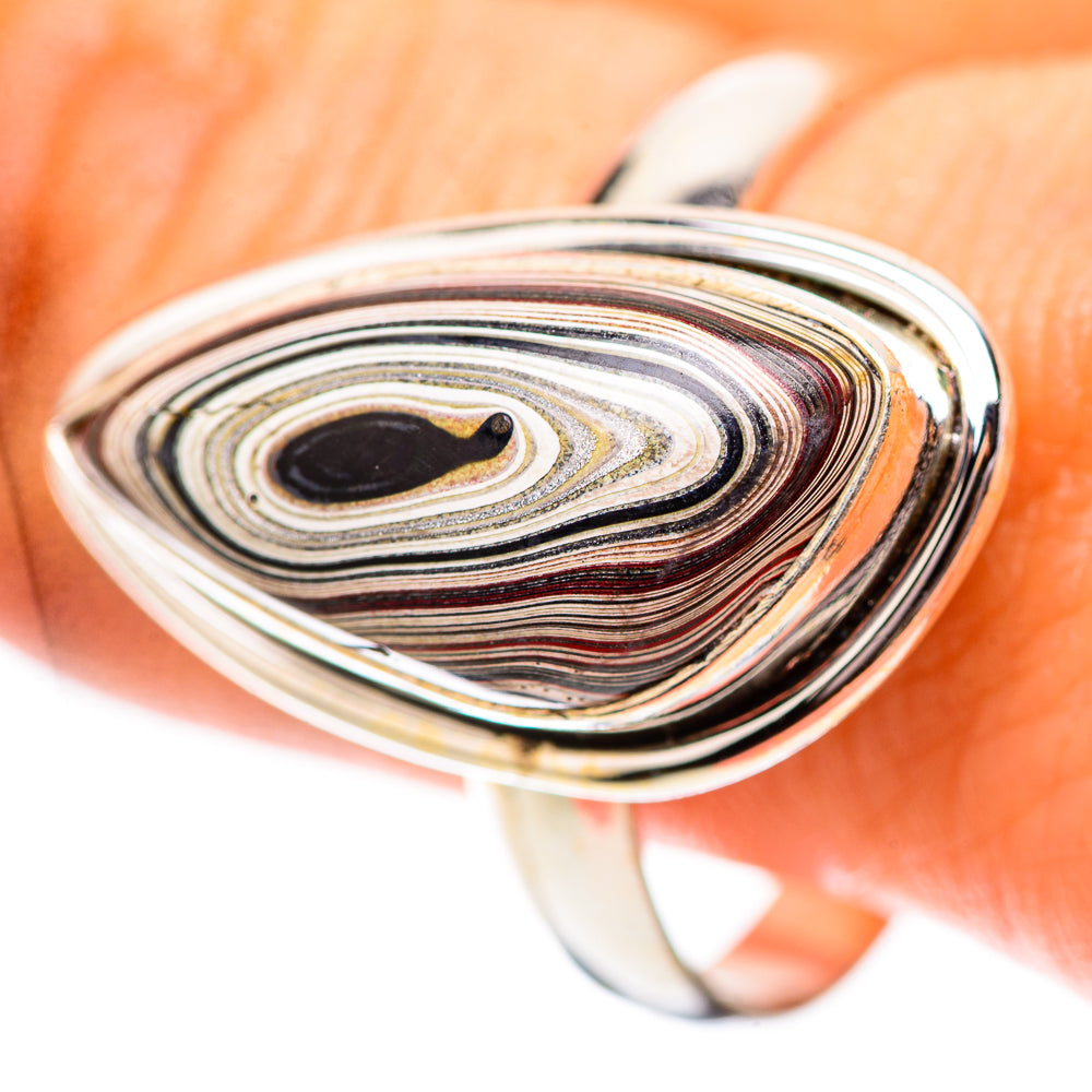 Fordite Ring Size 11.75 (925 Sterling Silver) RING139031