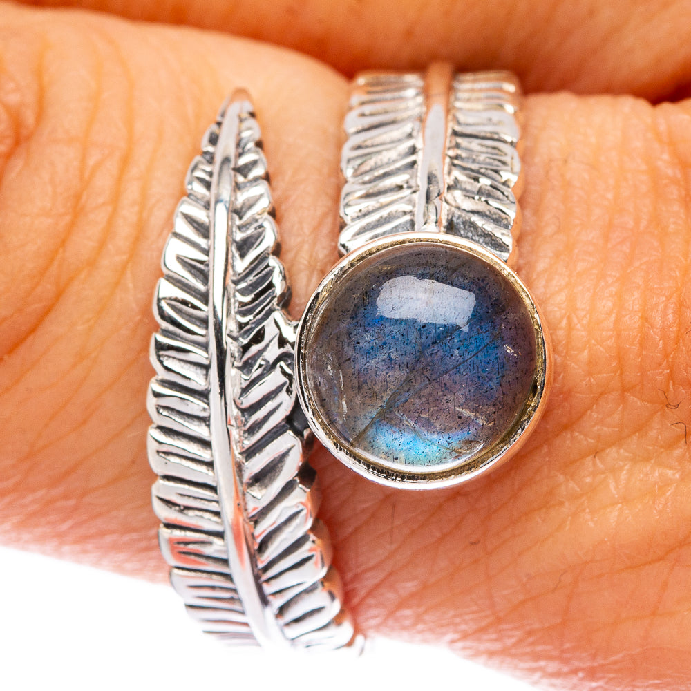 Labradorite Ring Size 8.75 (925 Sterling Silver) R146093