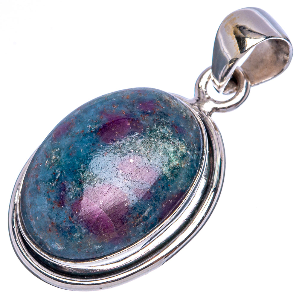 Ruby Kyanite Pendants 1 3/8" (925 Sterling Silver) P42381