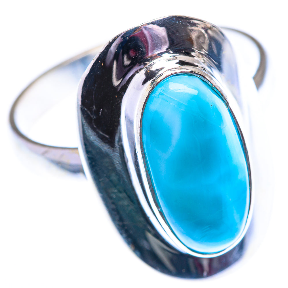 Larimar 925 Sterling Silver Ring Size 10.75 (925 Sterling Silver) RING140343