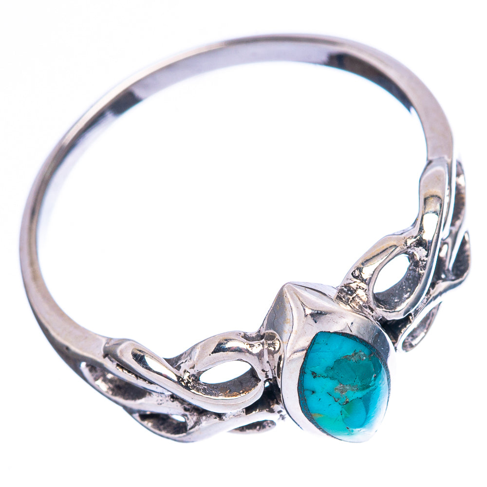 Rare Arizona Turquoise Ring Size 8.75 (925 Sterling Silver) R4457