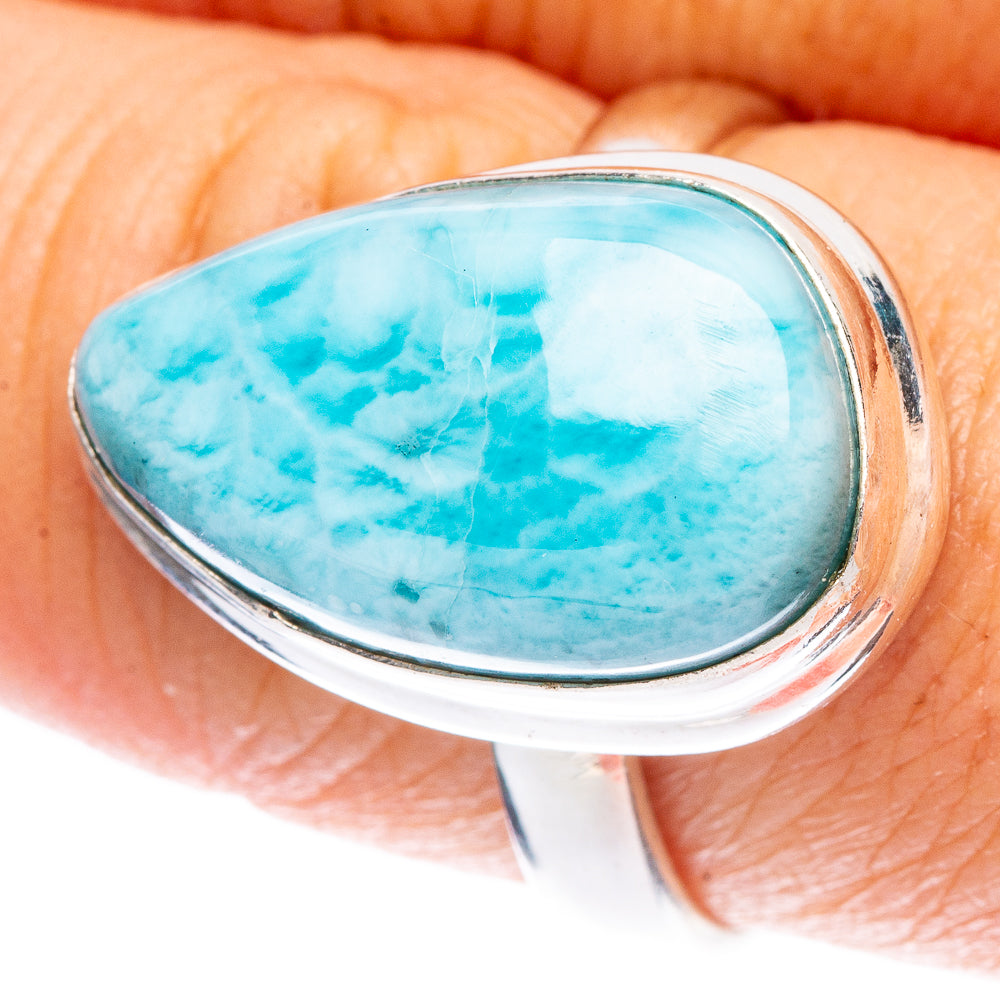 Larimar Ring Size 9 (925 Sterling Silver) R146778