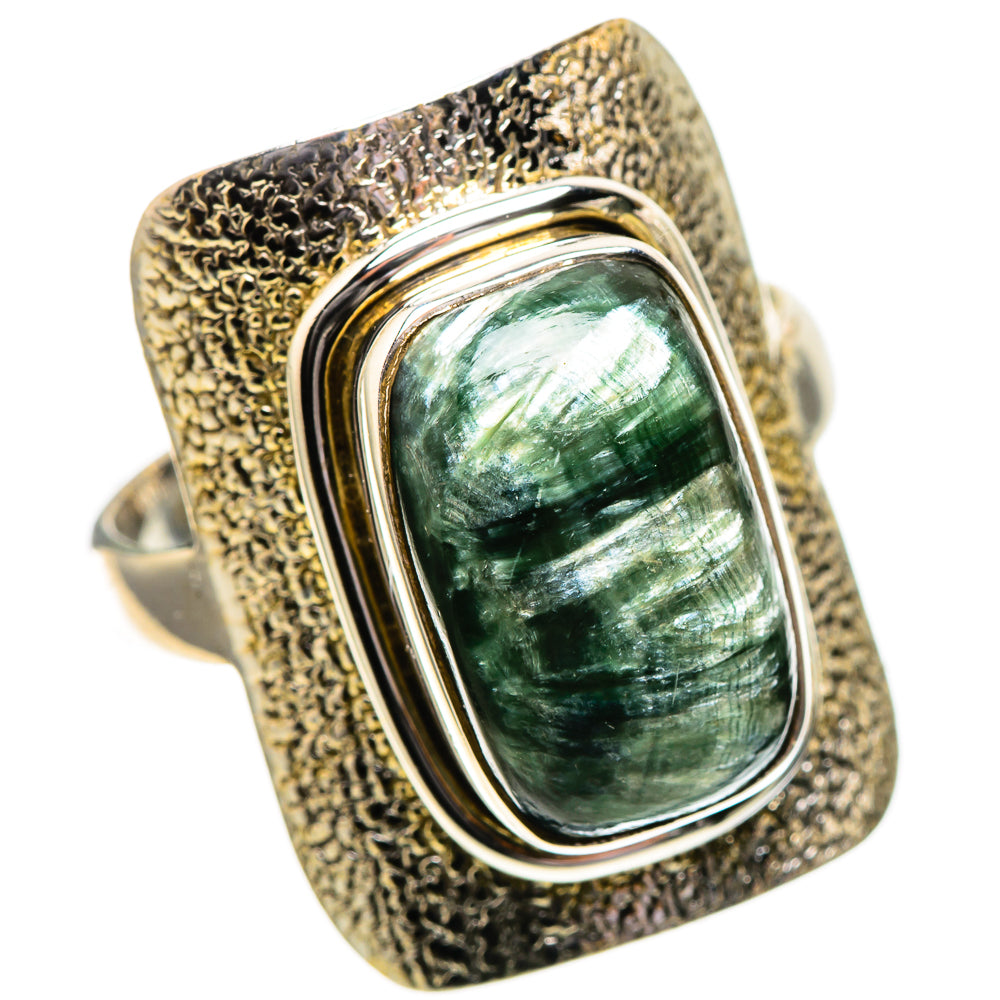 Seraphinite Ring Size 10 (925 Sterling Silver) RING137835